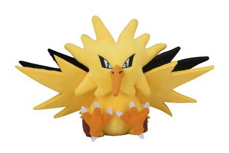 zapdos pokemon plush