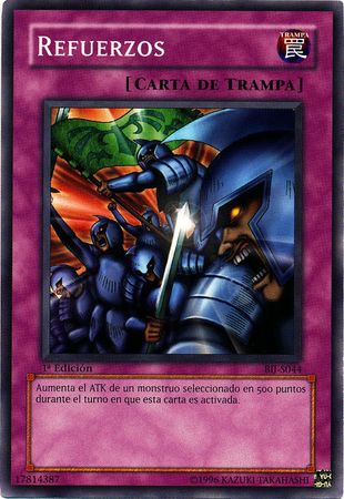 Refuerzos BIJ S044 Common 1st Edition Spanish Yugioh Cards Refuerzos BIJ S044 Common 1st Edition Spanish Yugioh Cards