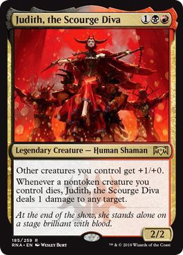 Judith the Scourge Diva 185 259 Ravnica Allegiance Singles Judith the Scourge Diva 185 259 Ravnica Allegiance Singles