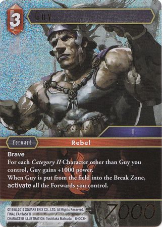 Guy 6 003H Hero Foil Prerelease Promo Guy 6 003H Hero Foil Prerelease Promo
