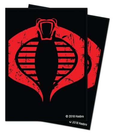 Ultra Pro G I Joe Cobra 100ct Standard Sized Sleeves UP85839 Sleeves Ultra Pro G I Joe Cobra 100ct Standard Sized Sleeves UP85839 Sleeves