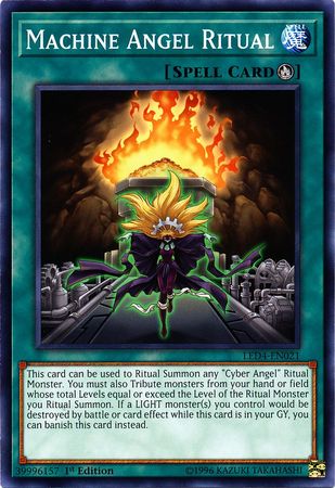 Machine Angel Ritual LED4 EN021 Common 1st Edition Legendary Duelists Sisters of the Rose 1st Edition Singles Machine Angel Ritual LED4 EN021 Common 1st Edition Legendary Duelists Sisters of the Rose 1st Edition Singles
