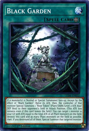 Black Garden LED4 EN032 Common 1st Edition Legendary Duelists Sisters of the Rose 1st Edition Singles Black Garden LED4 EN032 Common 1st Edition Legendary Duelists Sisters of the Rose 1st Edition Singles
