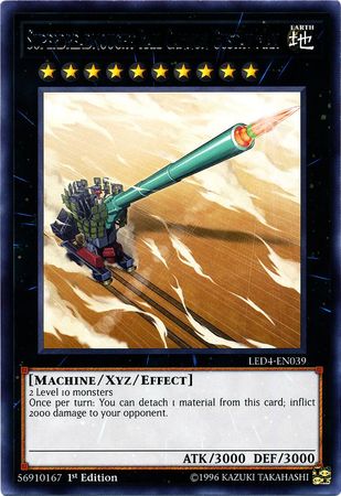 Superdreadnought Rail Cannon Gustav Max LED4 EN039 Rare 1st Edition Superdreadnought Rail Cannon Gustav Max LED4 EN039 Rare 1st Edition