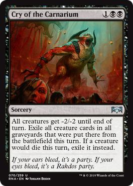 Cry of the Carnarium 070 259 Ravnica Allegiance Singles Cry of the Carnarium 070 259 Ravnica Allegiance Singles