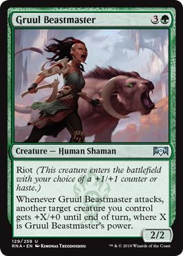 Gruul Beastmaster 129 259 Ravnica Allegiance Singles Gruul Beastmaster 129 259 Ravnica Allegiance Singles