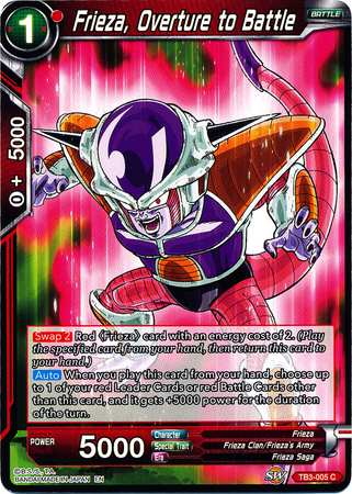 Frieza Overture to Battle TB3 005 Common Clash of Fates Non Foil Singles Frieza Overture to Battle TB3 005 Common Clash of Fates Non Foil Singles