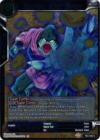 Toolo the Seer TB3 030 Foil Common Clash of Fates Foil Singles Toolo the Seer TB3 030 Foil Common Clash of Fates Foil Singles