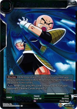 Fledgling Duo Krillin TB3 043 Foil Uncommon Clash of Fates Foil Singles Fledgling Duo Krillin TB3 043 Foil Uncommon Clash of Fates Foil Singles