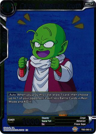 Cargo Namekian Youth TB3 060 Foil Common Clash of Fates Foil Singles Cargo Namekian Youth TB3 060 Foil Common Clash of Fates Foil Singles