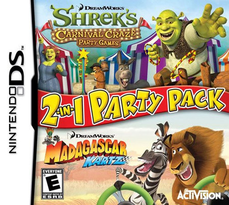 Shrek s Carnival Craze Party Games Madagascar Kartz Nintendo DS Nintendo DS Shrek s Carnival Craze Party Games Madagascar Kartz Nintendo DS Nintendo DS