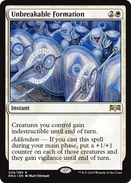 Unbreakable Formation 029 259 Ravnica Allegiance Singles Unbreakable Formation 029 259 Ravnica Allegiance Singles