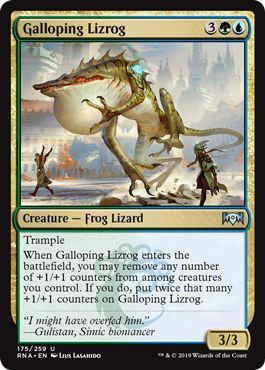 Galloping Lizrog 175 259 Ravnica Allegiance Singles Galloping Lizrog 175 259 Ravnica Allegiance Singles