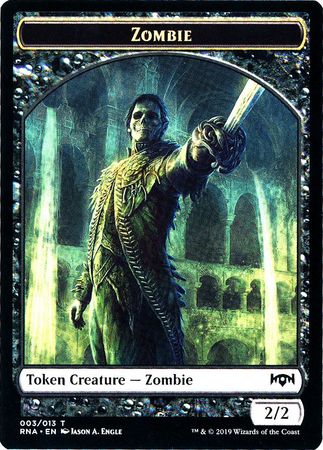 Zombie Token 003 013 Ravnica Allegiance Singles Zombie Token 003 013 Ravnica Allegiance Singles