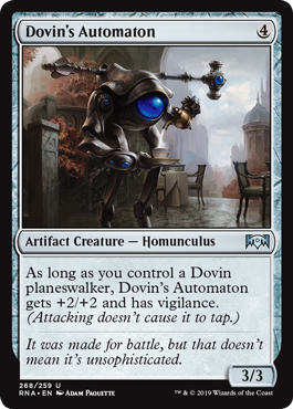Dovin s Automaton 268 259 Planeswalker Deck Exclusive Ravnica Allegiance Singles Dovin s Automaton 268 259 Planeswalker Deck Exclusive Ravnica Allegiance Singles
