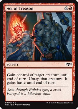 Act of Treason 091 259 Ravnica Allegiance Singles Act of Treason 091 259 Ravnica Allegiance Singles