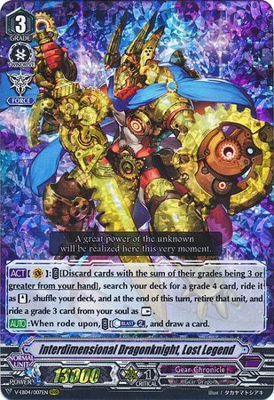 Interdimensional Dragonknight Lost Legend V EB04 007EN Triple Rare RRR Interdimensional Dragonknight Lost Legend V EB04 007EN Triple Rare RRR