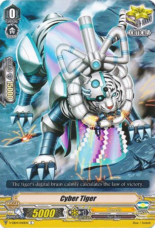 Cyber Tiger V EB04 040EN Common C V Extra Booster 4 The Answer of Truth Singles Cyber Tiger V EB04 040EN Common C V Extra Booster 4 The Answer of Truth Singles
