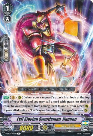 Evil Slaying Swordsman Haugan V EB03 026 EN R V Extra Booster 3 UltraRare Miracle Collection Singles Evil Slaying Swordsman Haugan V EB03 026 EN R V Extra Booster 3 UltraRare Miracle Collection Singles