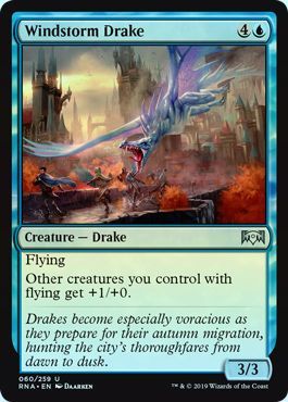 Windstorm Drake 060 259 Foil Ravnica Allegiance Foil Singles Windstorm Drake 060 259 Foil Ravnica Allegiance Foil Singles
