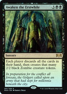 Awaken the Erstwhile 061 259 Foil Ravnica Allegiance Foil Singles Awaken the Erstwhile 061 259 Foil Ravnica Allegiance Foil Singles