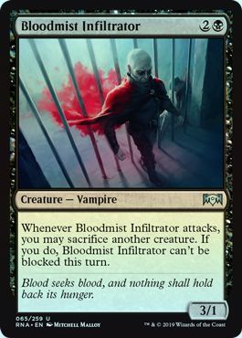 Bloodmist Infiltrator 065 259 Foil Ravnica Allegiance Foil Singles Bloodmist Infiltrator 065 259 Foil Ravnica Allegiance Foil Singles