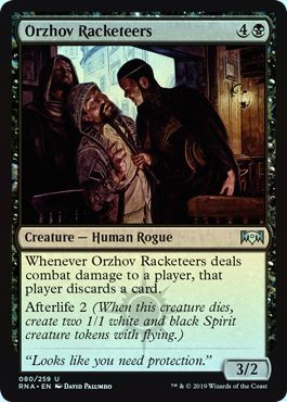 Orzhov Racketeers 080 259 Foil Ravnica Allegiance Foil Singles Orzhov Racketeers 080 259 Foil Ravnica Allegiance Foil Singles
