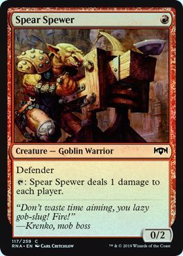 Spear Spewer 117 259 Foil Ravnica Allegiance Foil Singles Spear Spewer 117 259 Foil Ravnica Allegiance Foil Singles
