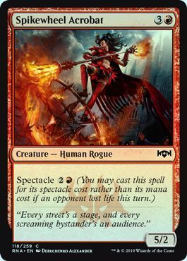 Spikewheel Acrobat 118 259 Foil Ravnica Allegiance Foil Singles Spikewheel Acrobat 118 259 Foil Ravnica Allegiance Foil Singles