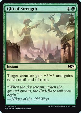 Gift of Strength 127 259 Foil Ravnica Allegiance Foil Singles Gift of Strength 127 259 Foil Ravnica Allegiance Foil Singles