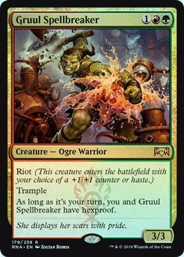 Gruul Spellbreaker 179 259 Foil Ravnica Allegiance Foil Singles Gruul Spellbreaker 179 259 Foil Ravnica Allegiance Foil Singles