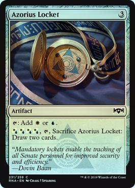 Azorius Locket 231 259 Foil Ravnica Allegiance Foil Singles Azorius Locket 231 259 Foil Ravnica Allegiance Foil Singles