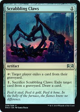 Scrabbling Claws 238 259 Foil Ravnica Allegiance Foil Singles Scrabbling Claws 238 259 Foil Ravnica Allegiance Foil Singles
