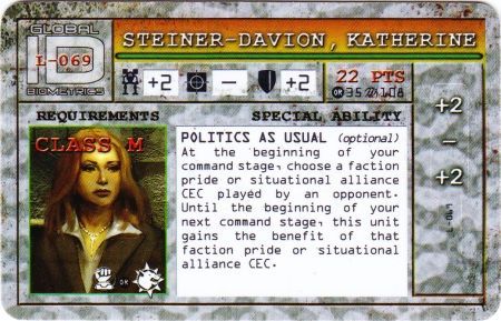 L 069 Katherine Steiner Davion Mechwarrior Wolf Strike L 069 Katherine Steiner Davion Mechwarrior Wolf Strike