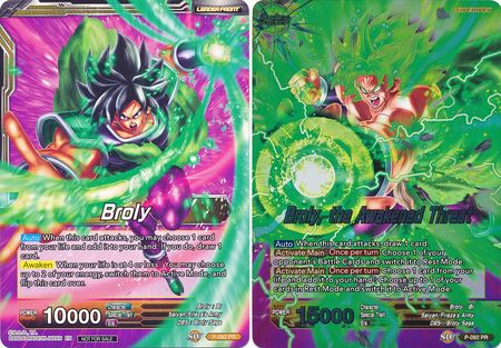 Broly Broly the Awakened Threat P 092 Promo Broly Broly the Awakened Threat P 092 Promo