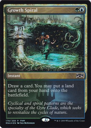 Growth Spiral 178 259 FNM Foil Promo Growth Spiral 178 259 FNM Foil Promo
