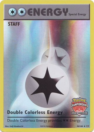 Pokemon North America Championships STAFF Double Colorless Energy 90/108 MINT 