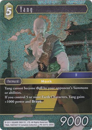 Yang PR 037 5 095H Hero Foil Promo Yang PR 037 5 095H Hero Foil Promo