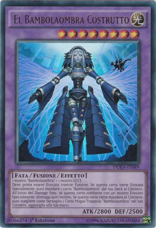 El Bambolaombra Costrutto DUEA IT049 Ultra Rare 1st Edition Italian Yugioh Cards El Bambolaombra Costrutto DUEA IT049 Ultra Rare 1st Edition Italian Yugioh Cards
