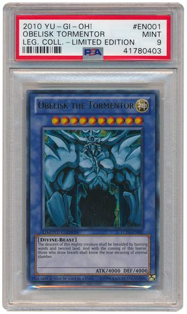 Yu-gi-oh! - Legendary Collection Lc01- En001 Ultra Rare Obelisk The Tormentor Limited Edition