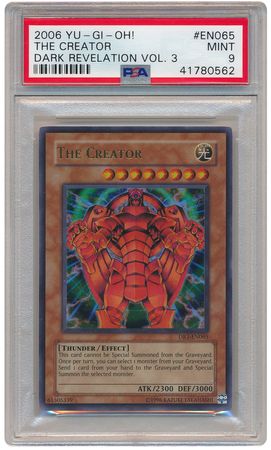 The Creator DR3 EN065 PSA Mint 9 Ultra Rare DR3 0562 Dark Revelation 3 DR3 The Creator DR3 EN065 PSA Mint 9 Ultra Rare DR3 0562 Dark Revelation 3 DR3