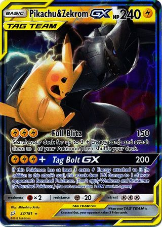 Pikachu/Zekrom GX Deck List