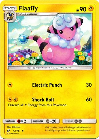 Flaaffy 42 181 Uncommon Sun Moon Team Up Singles Flaaffy 42 181 Uncommon Sun Moon Team Up Singles