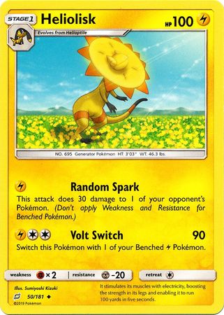 Heliolisk 50 181 Uncommon Sun Moon Team Up Singles Heliolisk 50 181 Uncommon Sun Moon Team Up Singles