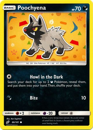 Poochyena 86 181 Common Sun Moon Team Up Singles Poochyena 86 181 Common Sun Moon Team Up Singles
