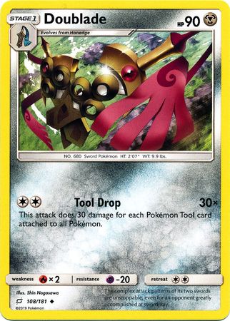 Doublade 108 181 Uncommon Sun Moon Team Up Singles Doublade 108 181 Uncommon Sun Moon Team Up Singles
