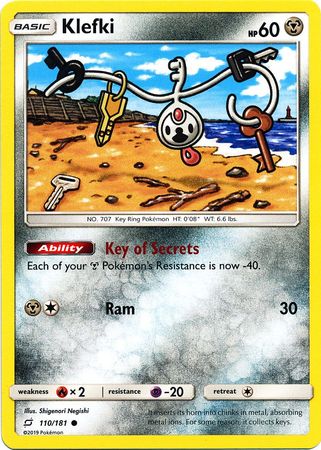 Klefki 110 181 Common Sun Moon Team Up Singles Klefki 110 181 Common Sun Moon Team Up Singles