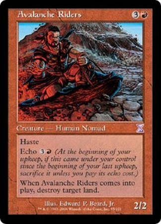Avalanche Riders Time Spiral Time Shifted Singles Avalanche Riders Time Spiral Time Shifted Singles