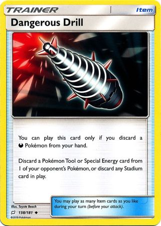 Dangerous Drill 138 181 Uncommon Sun Moon Team Up Singles Dangerous Drill 138 181 Uncommon Sun Moon Team Up Singles