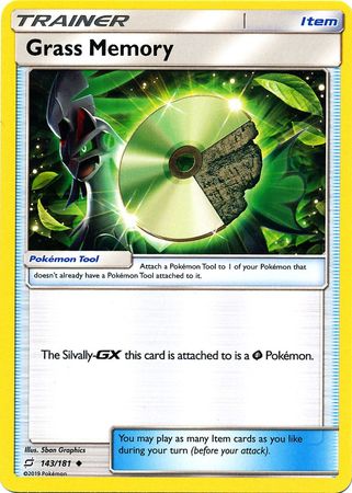 Grass Memory 143 181 Uncommon Sun Moon Team Up Singles Grass Memory 143 181 Uncommon Sun Moon Team Up Singles
